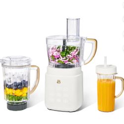 Beautiful 3-in-1 Kitchen System, Blender, Food Processor & Personal Blender  
