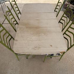 Vintage table and chairs