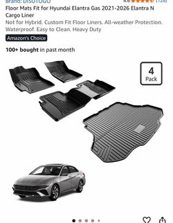 Elantra floor mats 2021-26