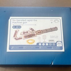$50 Aimiyi 3D Wooden Puzzle Six-Barreled Rapid -Fire Machine Gun AMY40 New