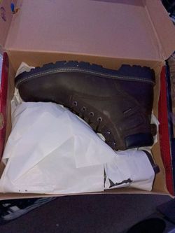 Steel toe work boots