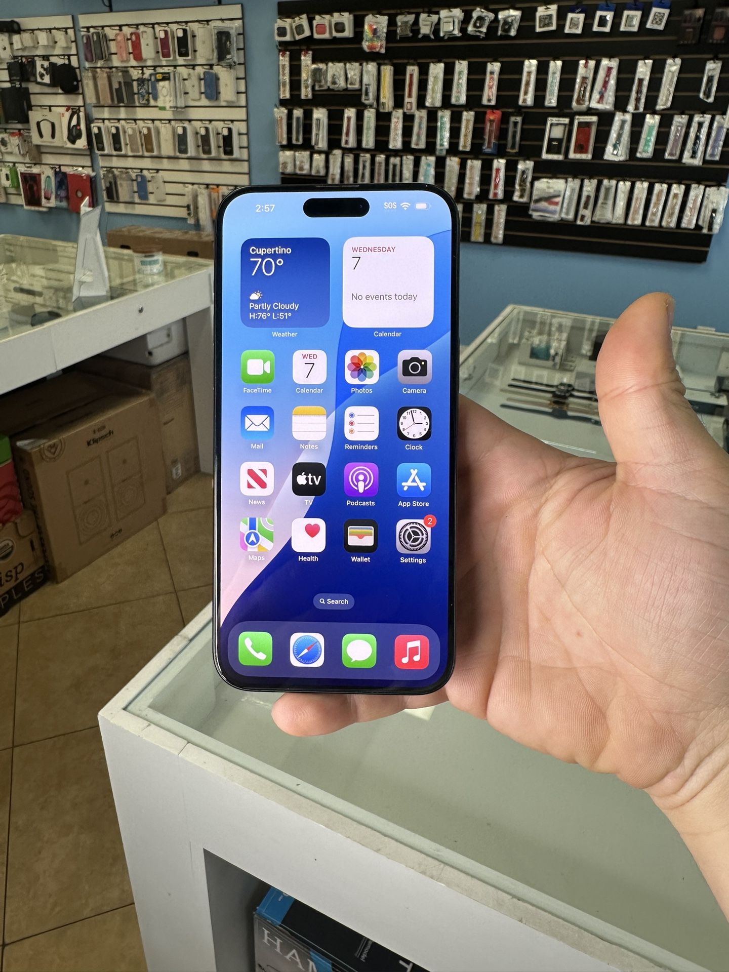 iPhone 15 Pro Max Black 256GB Unlock Dual Sim (physical & E-sim) Excellent