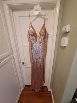Dazzling Rose Gold Dress