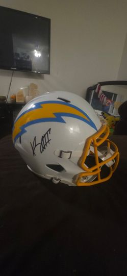 LA Chargers Full-Size replica autographed Football Helmet