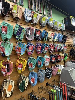 THE BASEBALL GLOVE WALL