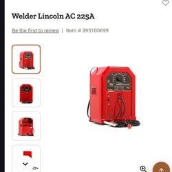 Lincoln ac welder 225 volt new in box