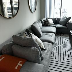 Large Custom Made Sectional 