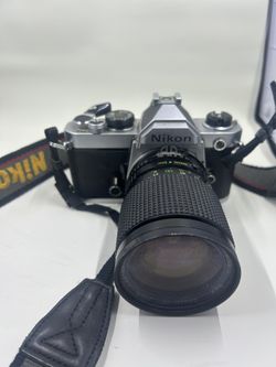 Vintage Nikon FG-20 35mm camera Lens & Strap Included 
