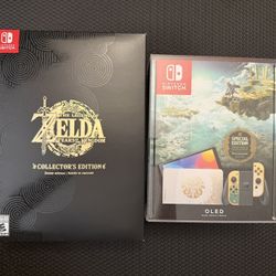 Nintendo Switch Zelda Tears of the Kingdom Special Edition Console & Tears Of The kingdom Collectors Edition Game BRAND NEW