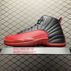 Air Jordan 12  Black Red
