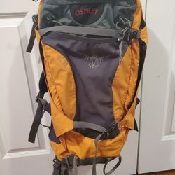 OSPREY Stratos 24 Backpack Large Internal Frame Hydration Aircore Hiking  Camping 