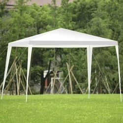 Costway 10'x10' Outdoor Heavy duty Pavilion Cater Events Outdoor Party Wedding Tent White