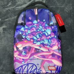 SPRAYGROUND PINK PANTHER DIAMOND HEIST BACKPACK BRAND NEW