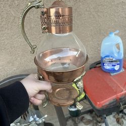 Vintage Princess House Heritage copper and brass coffee or tea