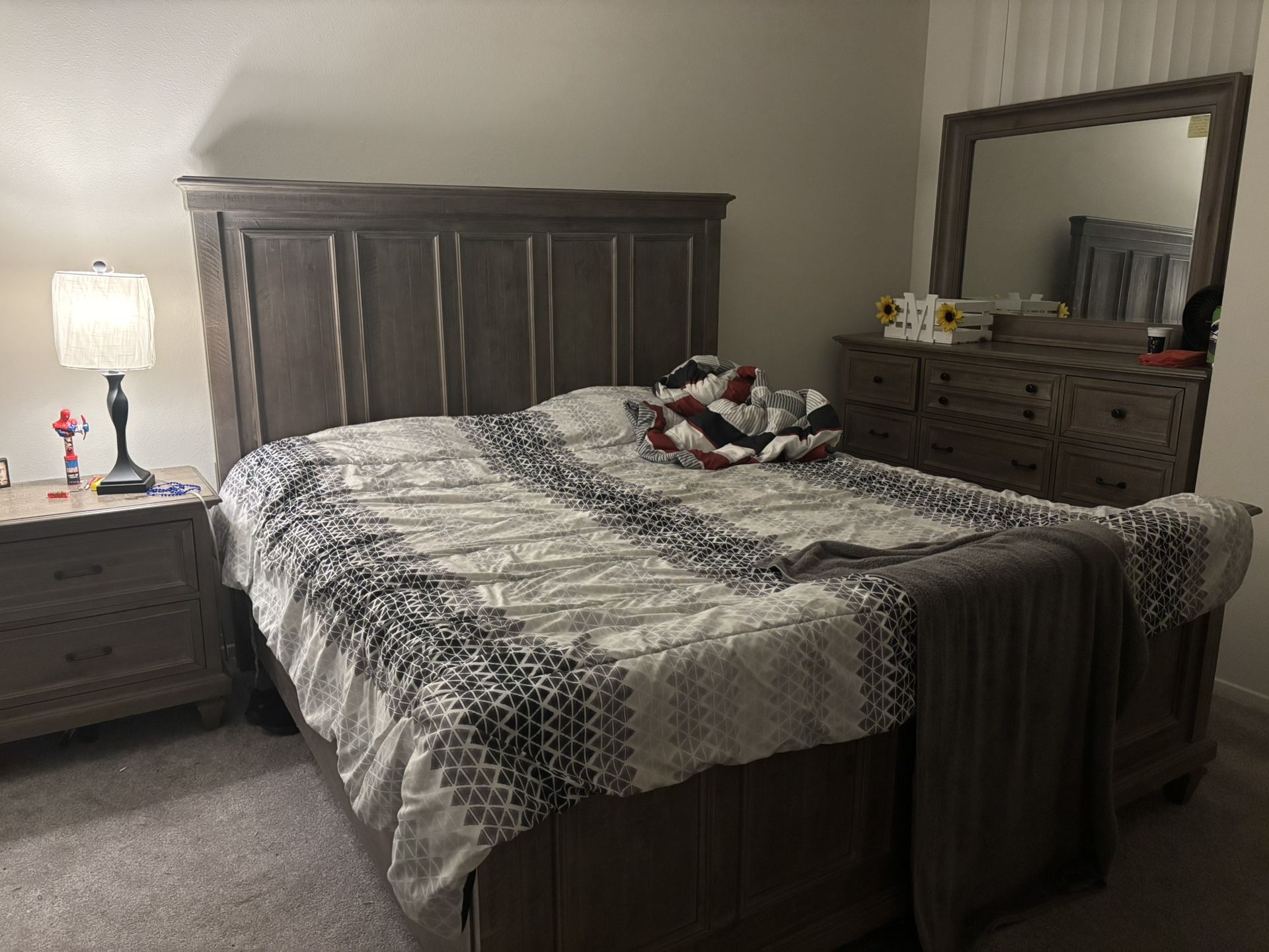 Ashley Furniture Tempur-Pedic Mattress King Bedroom Set