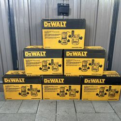 Dewalt 2-1/4 Hp Eve Fixed Base/ Plunge Router Combo Kit 