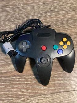 New Black Classic N64 Game Pad Controller Wired Joystick for Nintendo 64 Console
