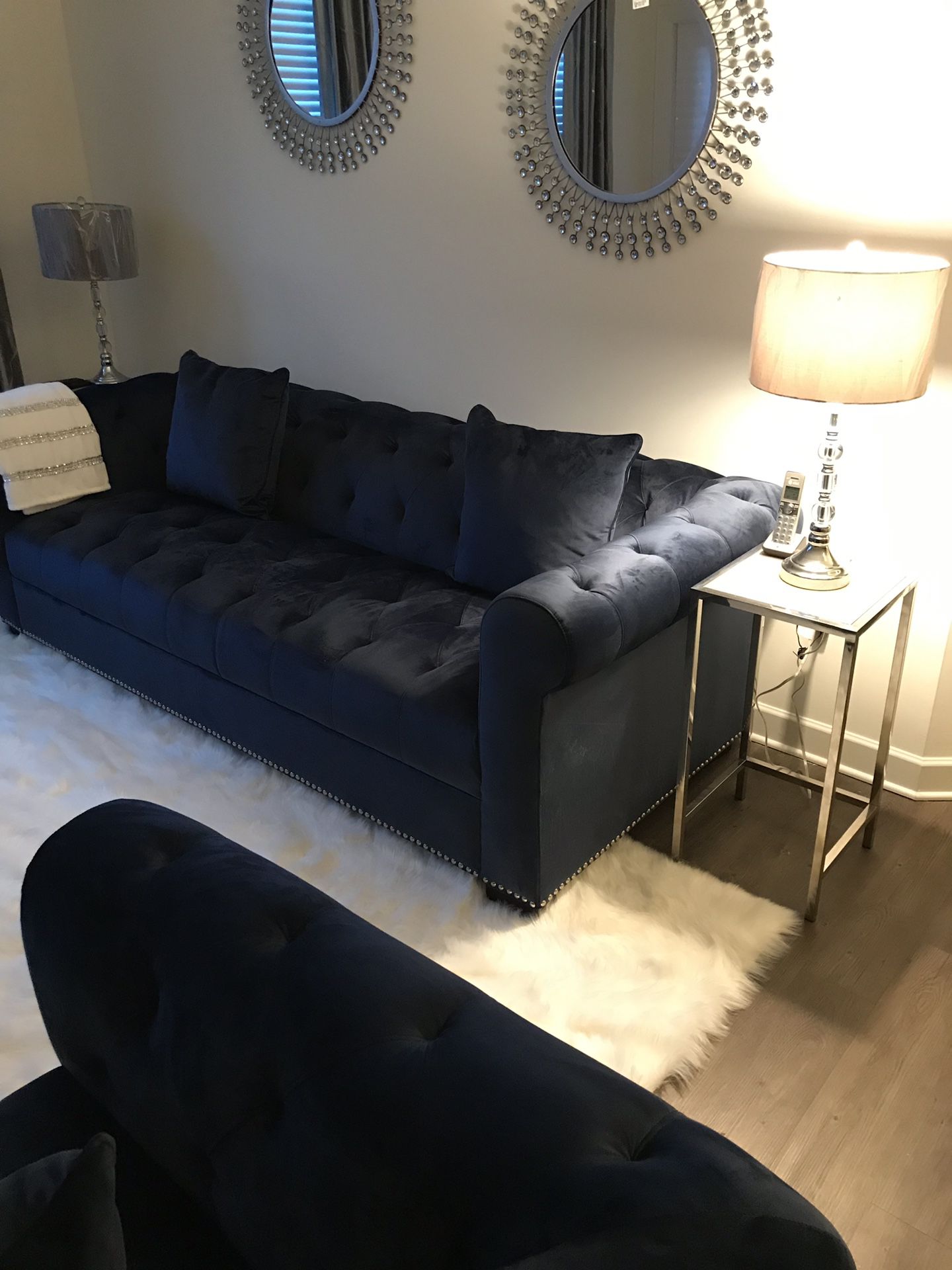 Royal Blue Living Room set
