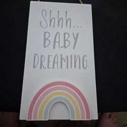 Baby Dreaming Sign