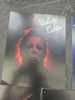Michael Myers autograph poster