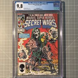 1985 Secret Wars #10 (Doctor Doom Cover, CGC 9.8)