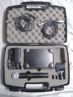Shure SM58 wireless microphone