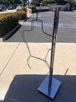 Metal hanging mannequin