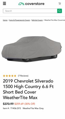 Coverstore truck cover for a Silverado/Sierra crew cab short bed