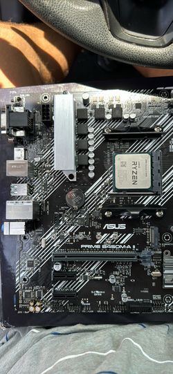 Asus Prime B450MA II AMD Ryzen motherboard AM4 with Ryzen 5 3600 and 16gb DDR4 combo