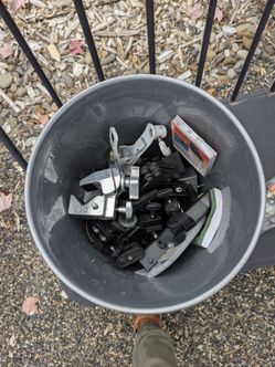 Bucket of camera gear