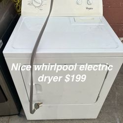 Nice Whirlpool Electric Dryer 
