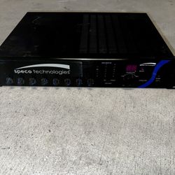 Speco PBM240A 240W PA Mixer Amplifier with Module Bay