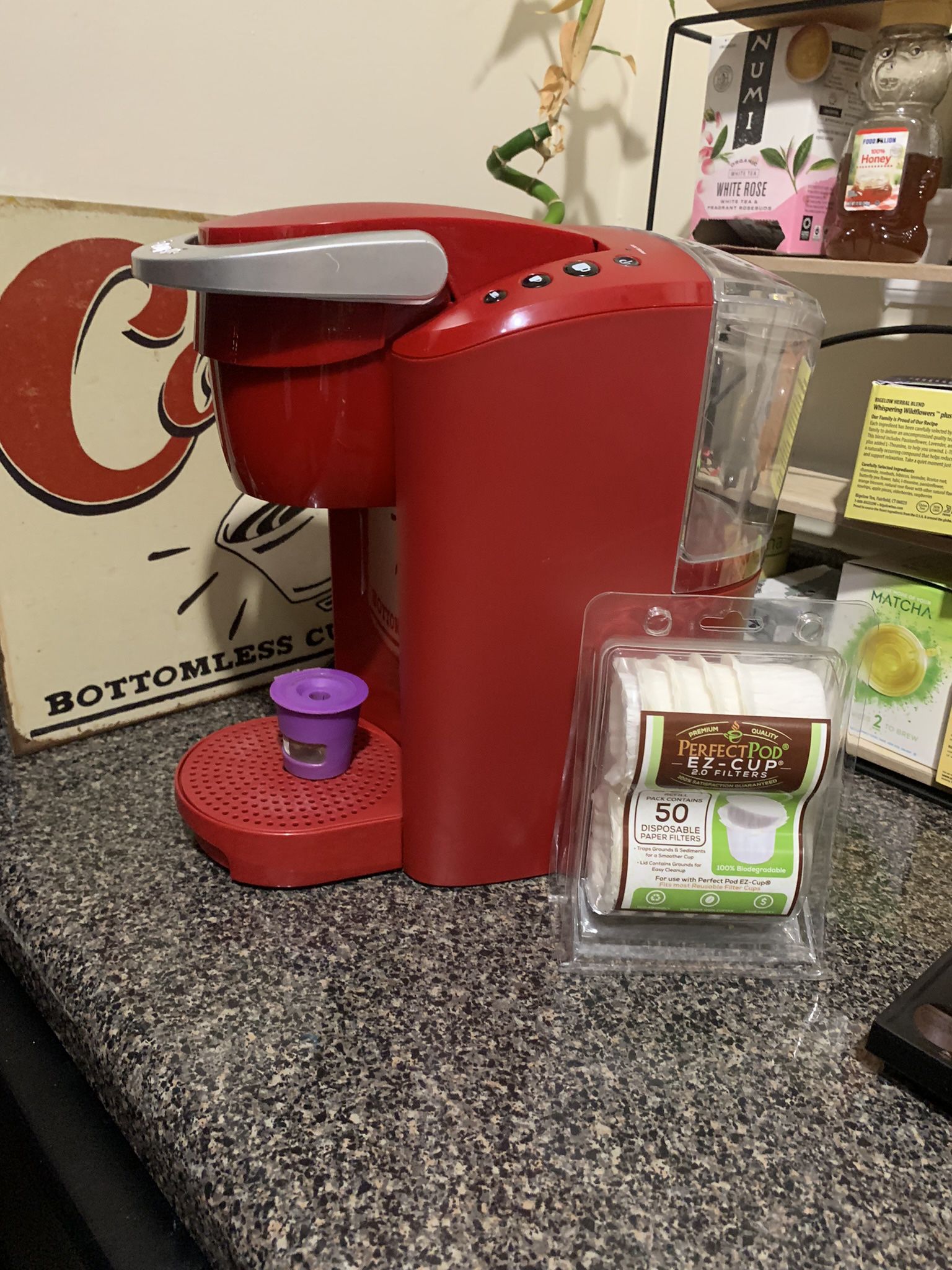 Keurig K-Compact Single-Serve K-Cup Pod Coffee Maker - Red