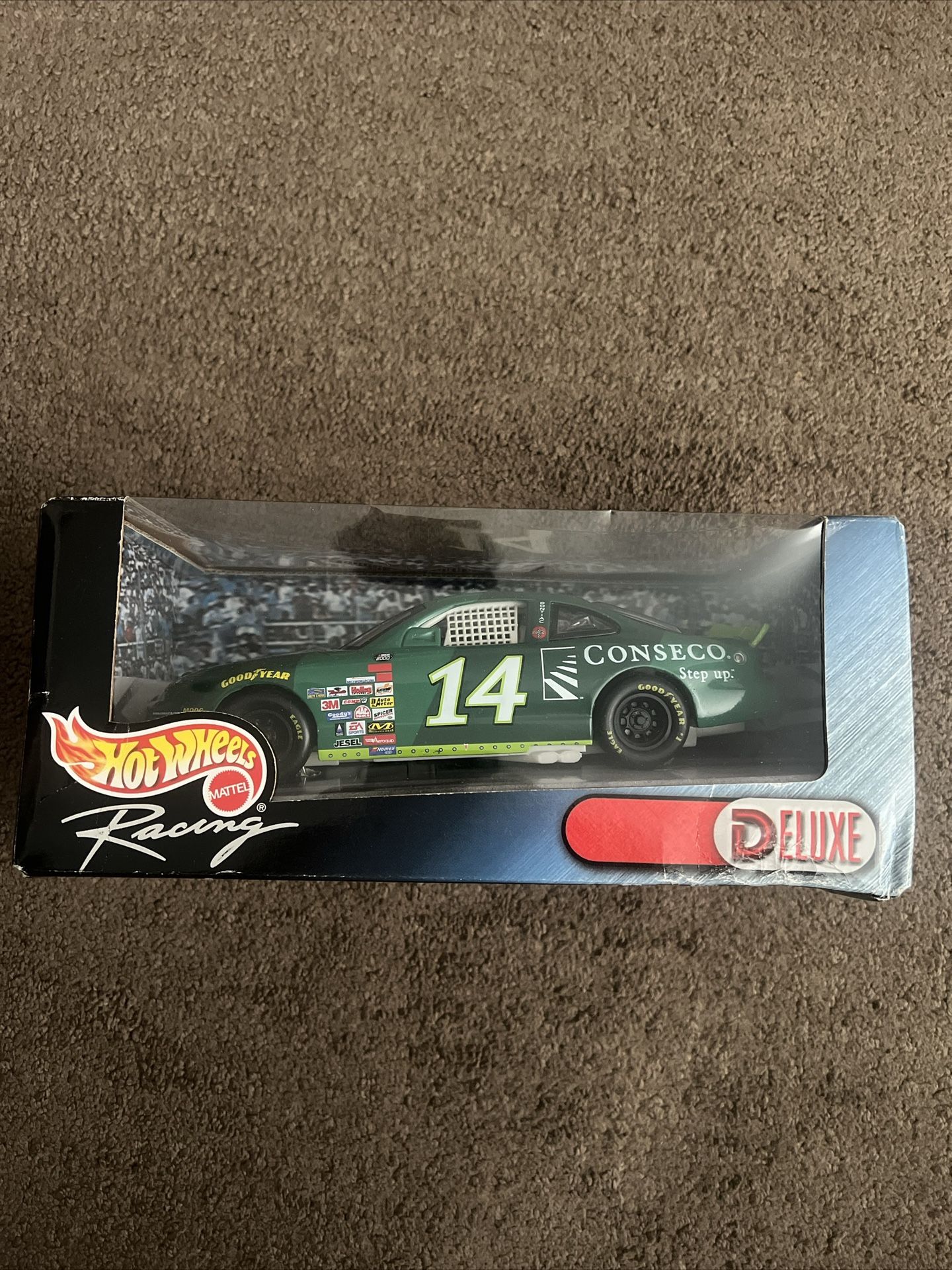 Hot Wheels Race Day Deluxe #14 Conseco 1:24 Scale Die-Cast Car NASCAR