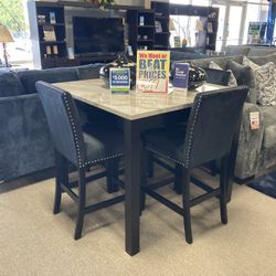 4TH OF JULY SALE🚨‼️ Grey Dining Set🩶☑️ $599