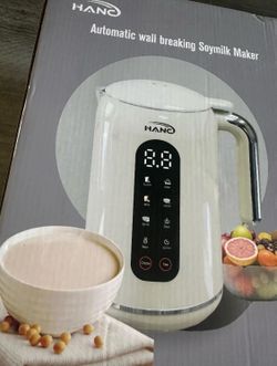 NEW Nut Milk Maker Machine Appliance with Delay Start Keep Warm Boil Self Cleaning Black New, Open Box 42 Ounce