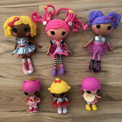 Lalaloopsy Dolls - Set Of 6 - Excellent Condition!