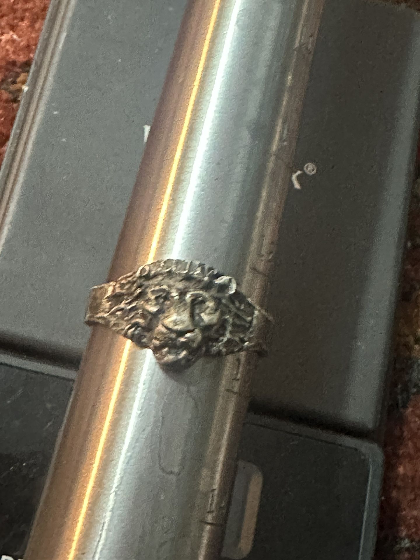 Sterling Silver Lion Ring