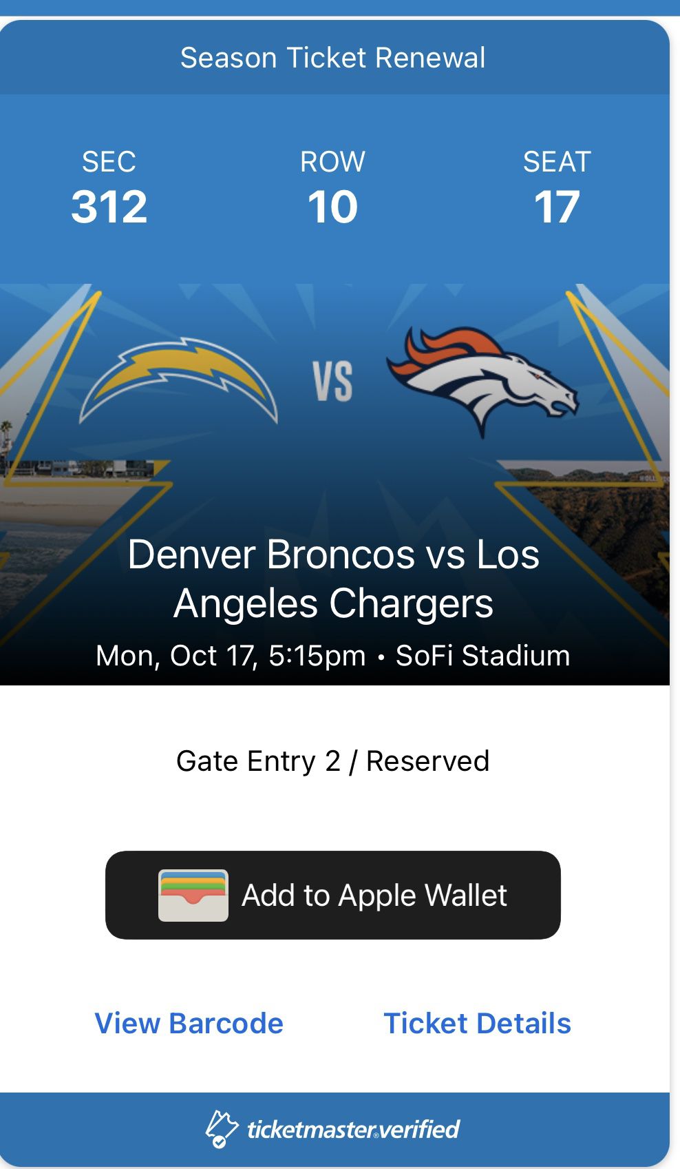 Chargers Vs Broncos MNF