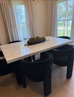 Marble Dining Room Set