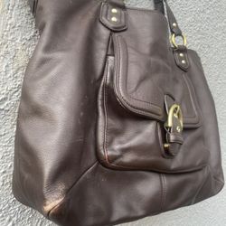 Chocolate Brown Coach Handbag 