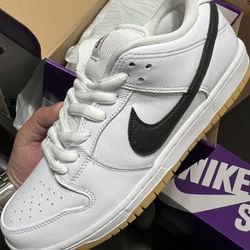 Nike Dunk Low SB White Gum Size Men 7.5, 9.5,10,11