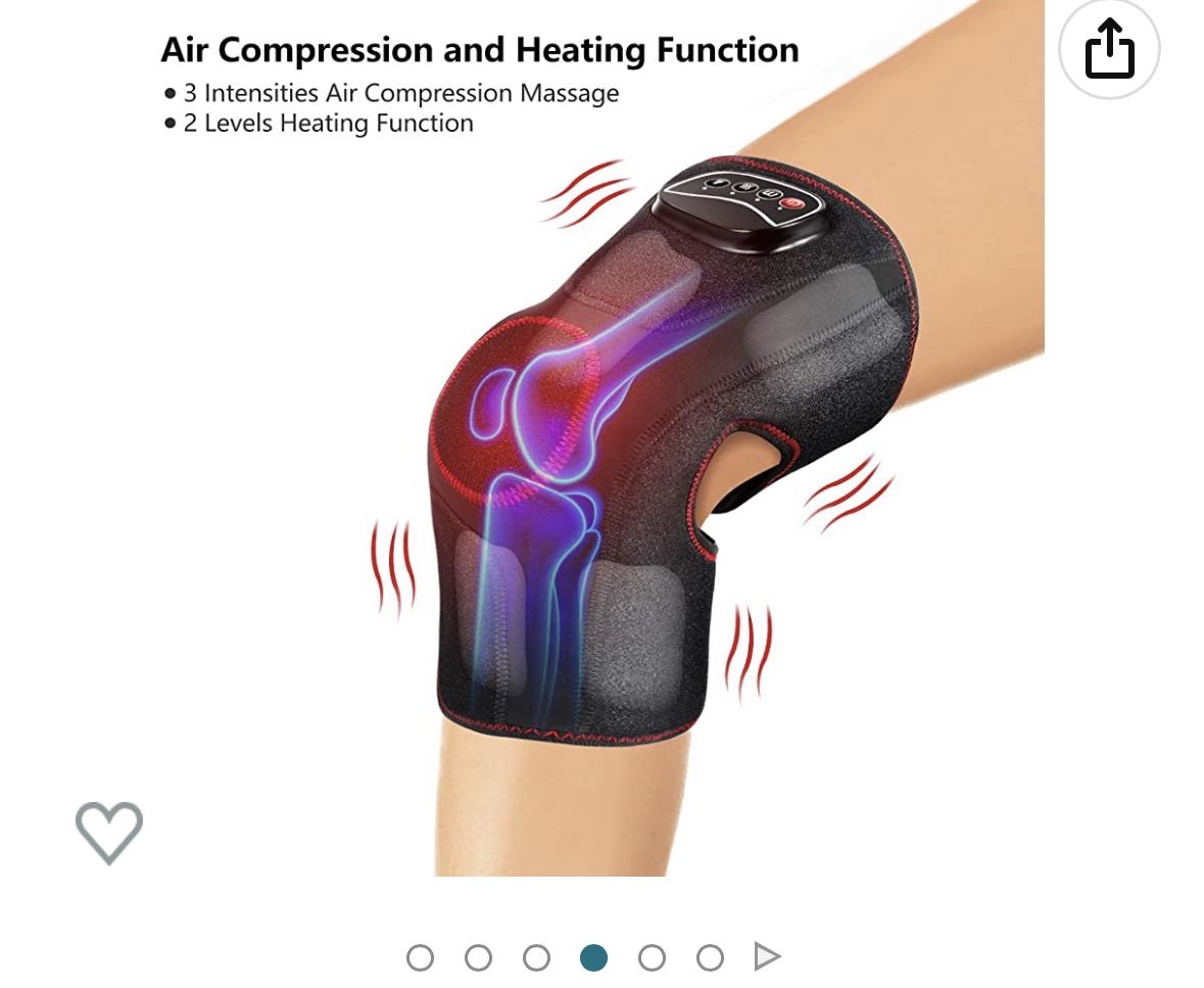 Quinear Knee Massagerswith Heat And Compression. New