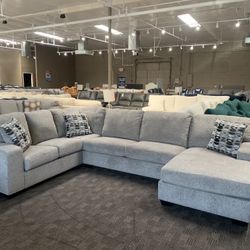 Grey Sectional Couch New 