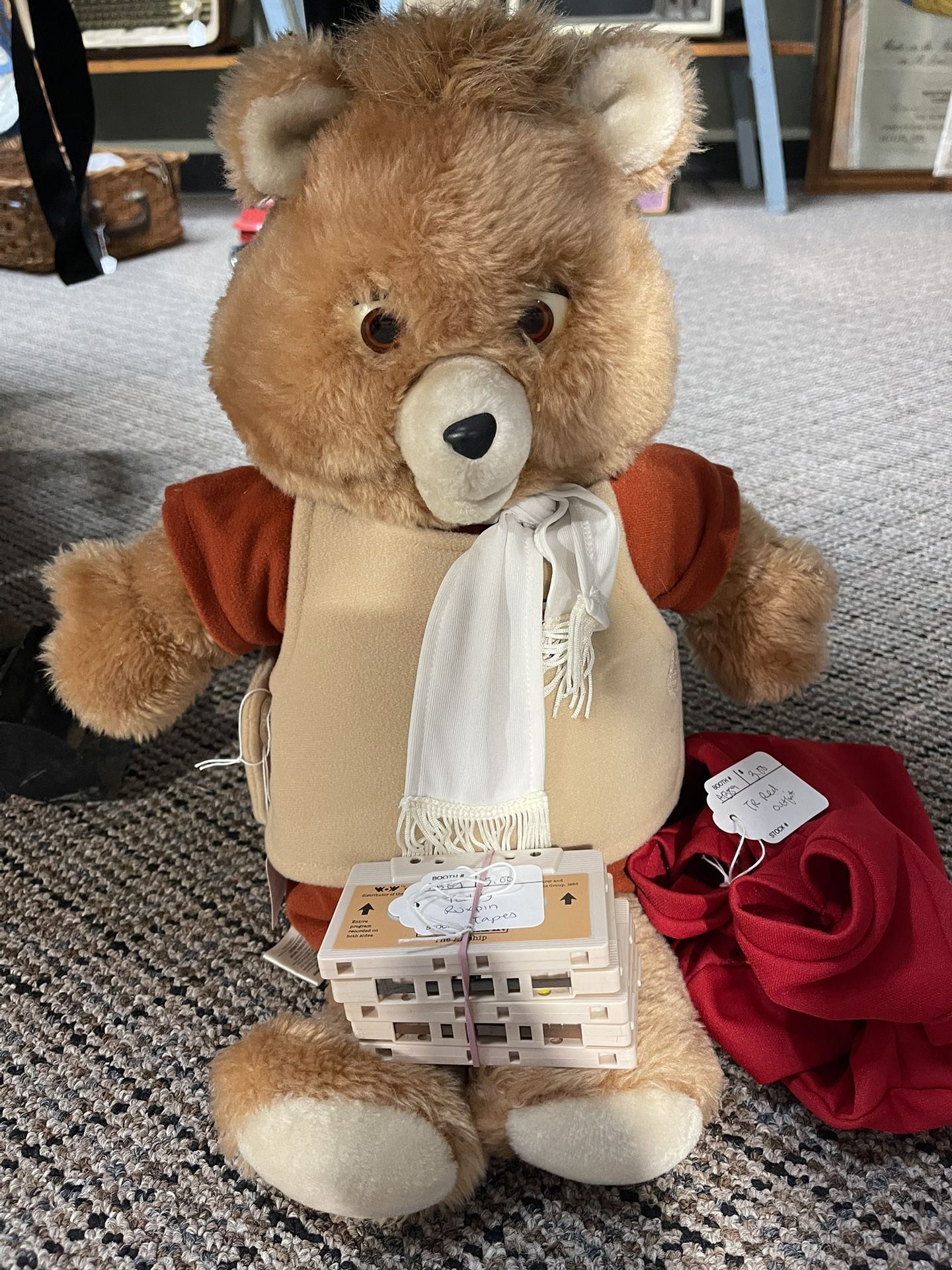 Original Teddy Ruxbin With Tapes