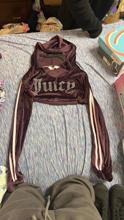Juicy Couture Velour Crop Hoodie