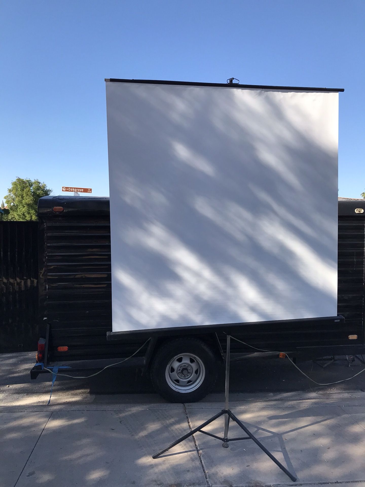 Projector screen 6’