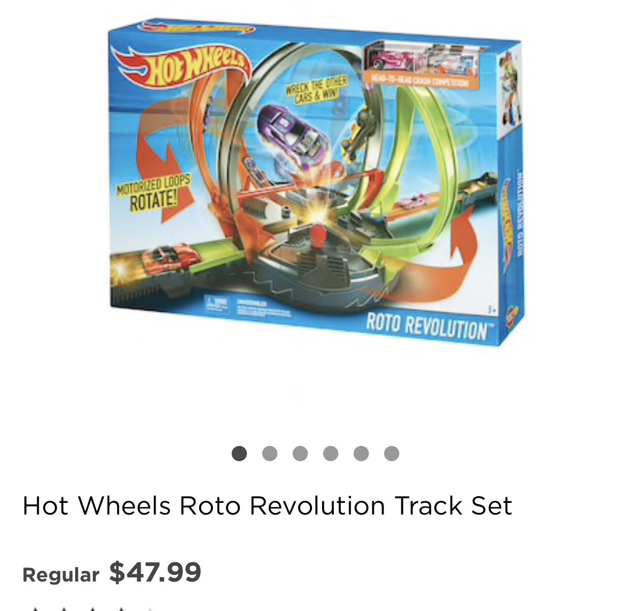 Hot Wheels Roto Revolution Track Set 