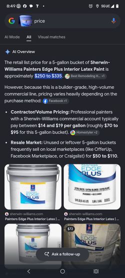 Extra White paint new ---pintura extra blanca nuevo de 18.3 litros