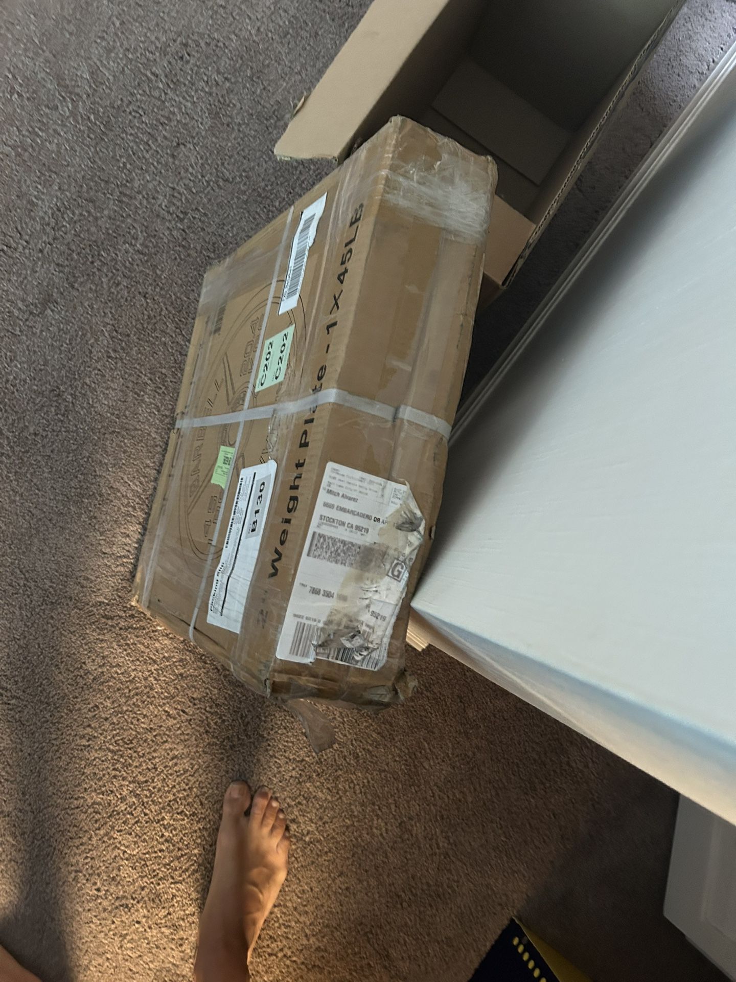 2 (Brand new 45lb) WEIGHT PLATES